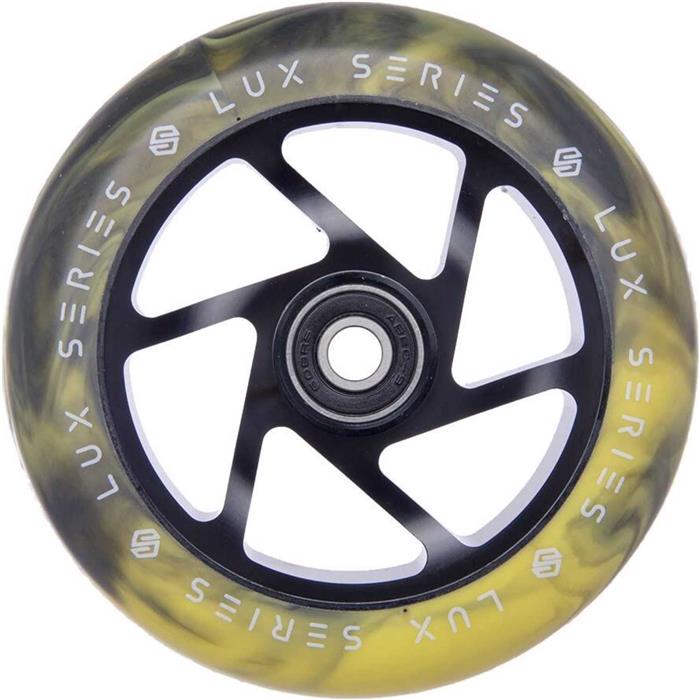 roue-trottinette-striker-lux-noir-jaune-110mm