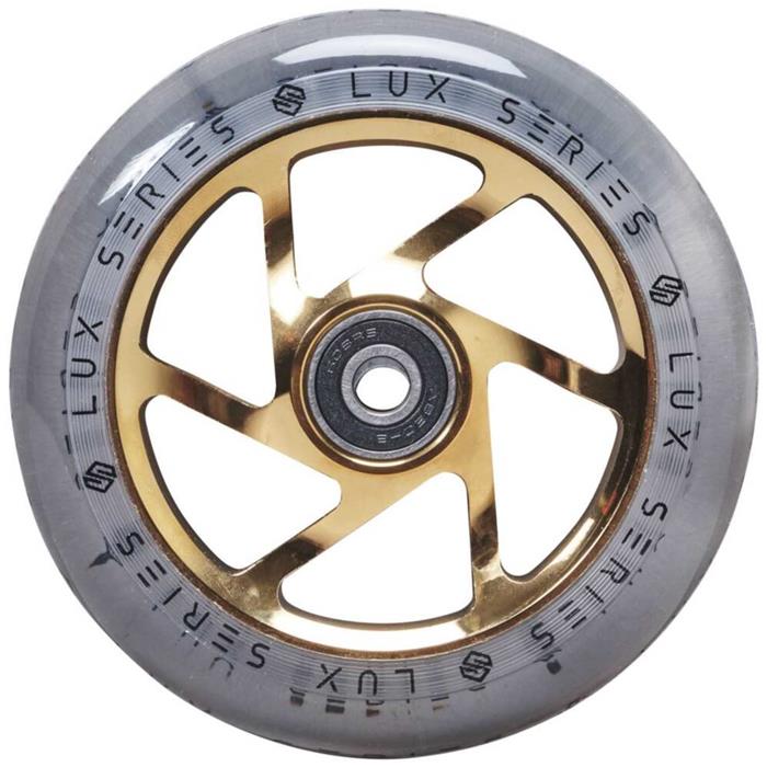 roue-trottinette-striker-lux-clear-gold-chrome-110mm