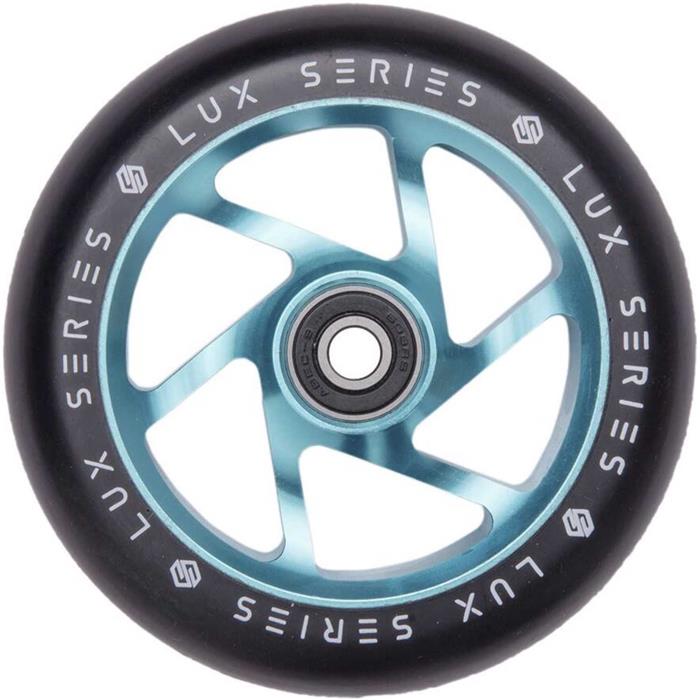 roue-trottinette-striker-lux-spoked-bleu-vert-100mm