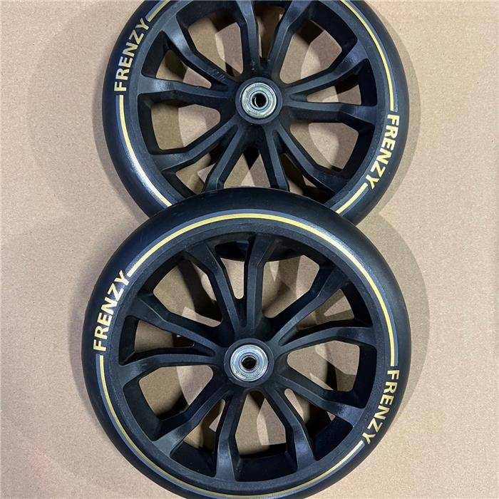 roue-trottinette-frenzy-wheels-200mm-black-gold