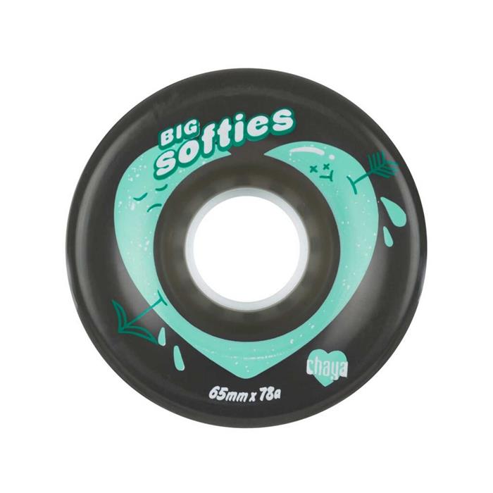 roues-roller-chaya-big-softies-clear-black-65mm-37mm-78a-pack-de-4