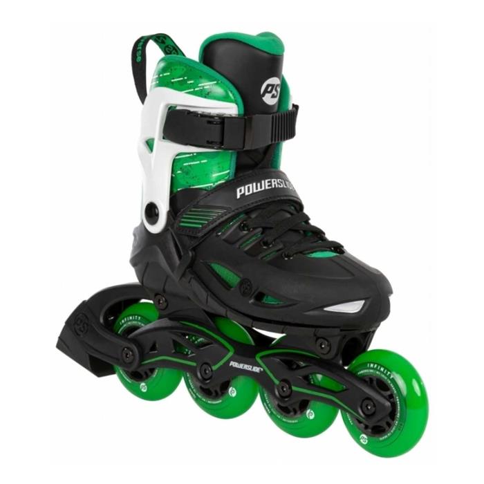 roller-en-ligne-junior-ajustables-powerslide-universe-4w-green