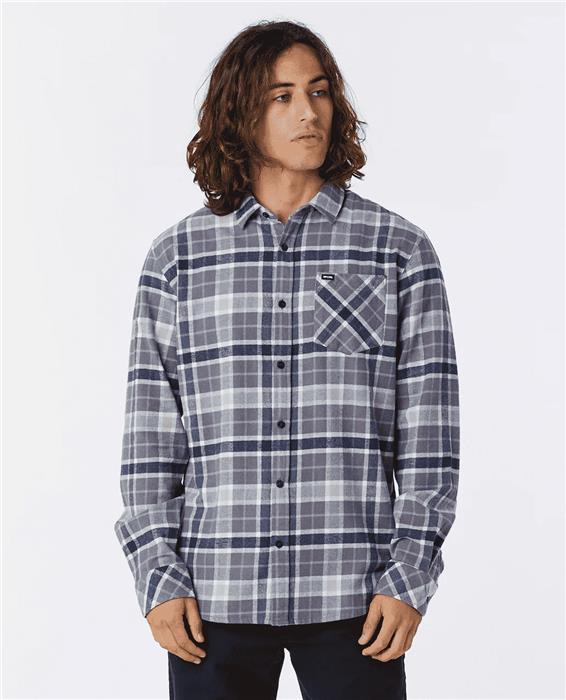 chemise-ripcurl-checked-in-flannel-dusty-mushroom