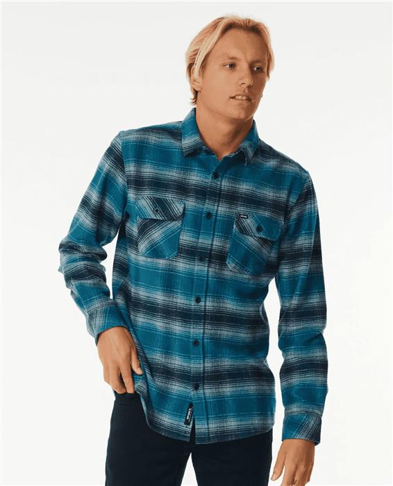chemise-ripcurl-count-flannel-shirt-mineral-blue