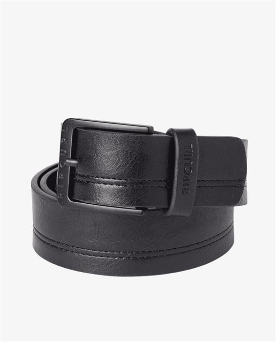 ceinture-ripcurl-double-stitch-pu-belt-black