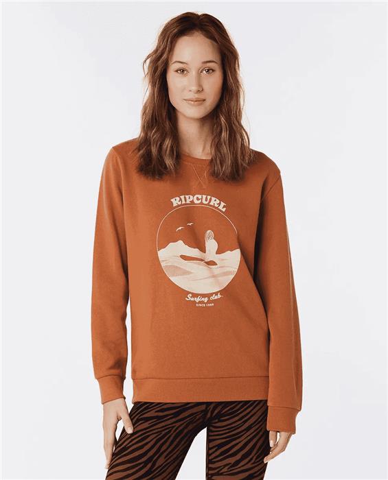sweat-femme-ripcurl-re-entry-crew-light-brown