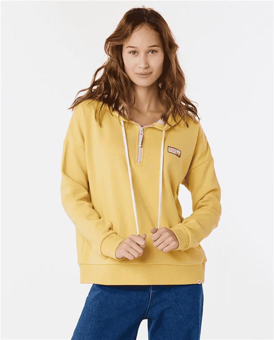 sweat-femme-ripcurl-latina-isla-fleece-hoodie-washed-yellow
