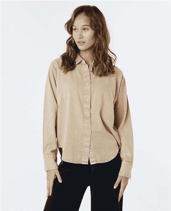 chemise-femme-ripcurl-nazare-shirt-beige