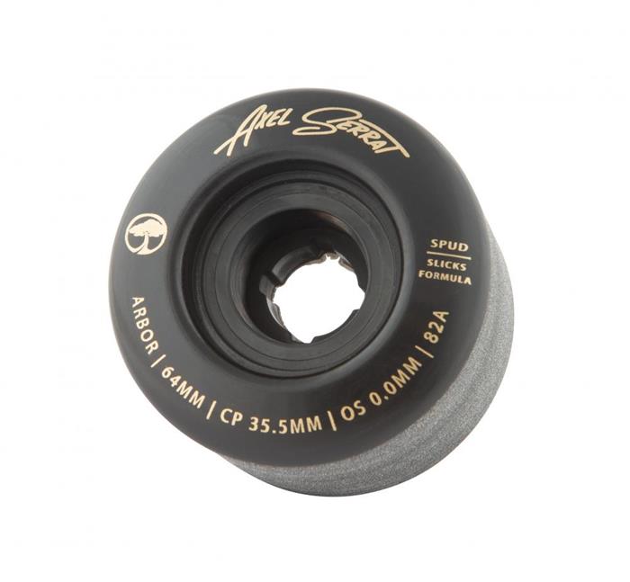 roues-skate-arbor-spud-axel-serrat-82a-black-64mm