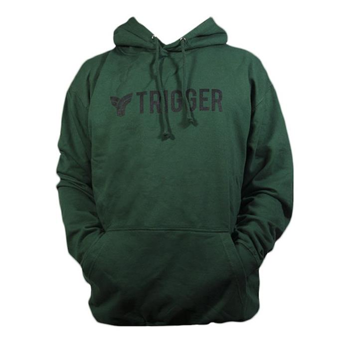 sweatshirt-trigger-college-capuche-vert