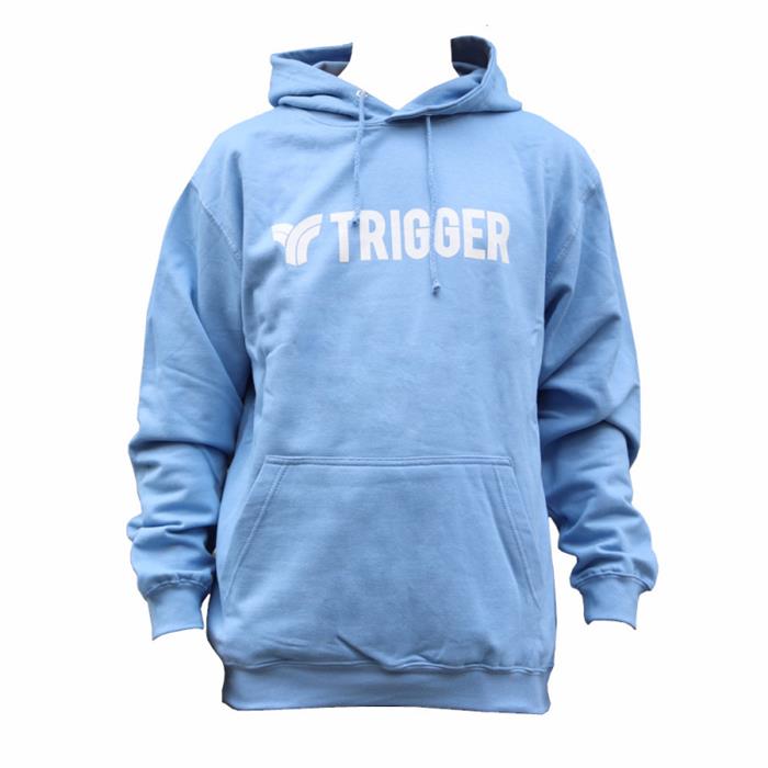 sweatshirt-trigger-college-capuche-turquoise