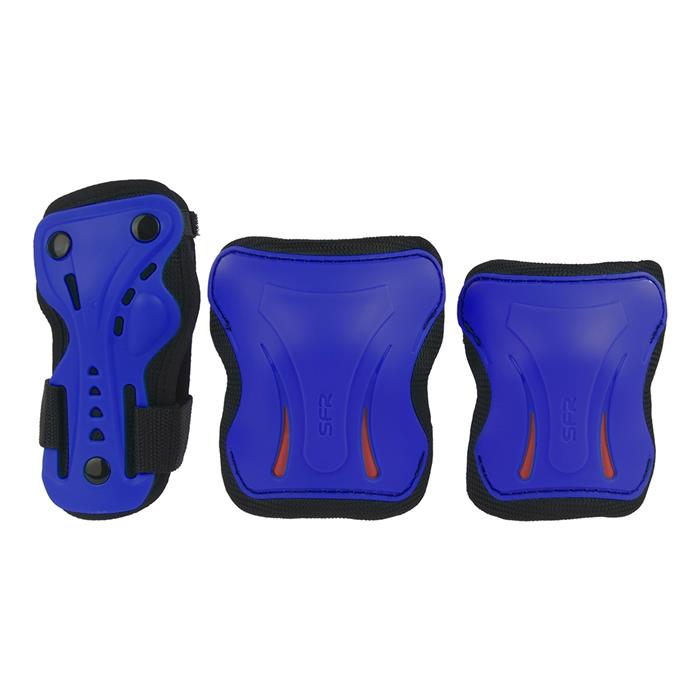 set-de-protection-sfr-roller-triple-pad-set-blue