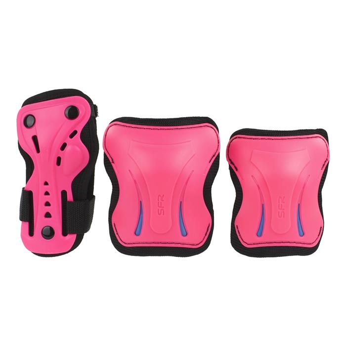 set-de-protection-sfr-roller-triple-pad-set-hot-pink