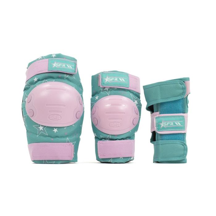 set-de-protection-sfr-roller-star-pink-green