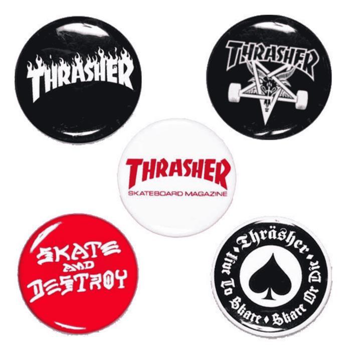 promotion-thrasher-buttons-pack-de-5-logo