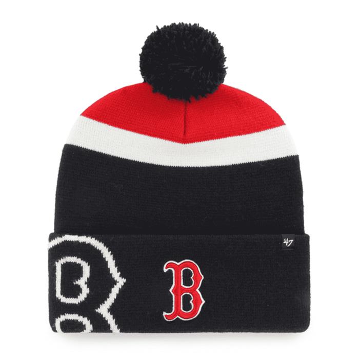 bonnet-47-beanie-mlb-boston-red-sox-mokema-cuff-knit-navy