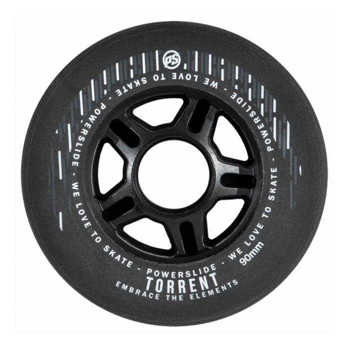 roue-roller-en-ligne-powerslide-torrent-rain-90mm-84a-black-4-pack