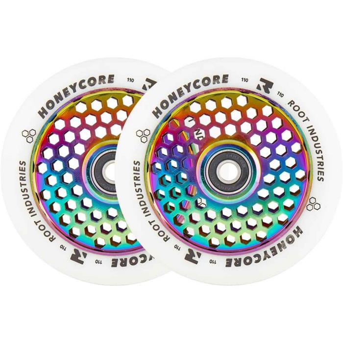 root-honeycore-blanc-110mm-roue-trottinette-freestyle-pack-de-2-neochrome-110mm
