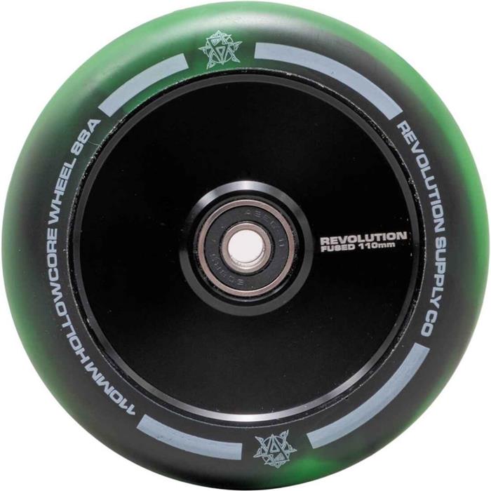 roue-trottinette-revolution-supply-hollowcore-fused-vert-110mm