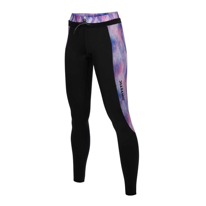 pantalon-neoprene-mystic-diva-2-2mm-back-zip-femme-black-purple