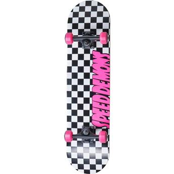 Skate SPEED DEMONS Checkers Pink 7.75