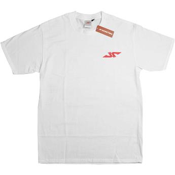 T-Shirt JP SCOOTERS Logo Blanc