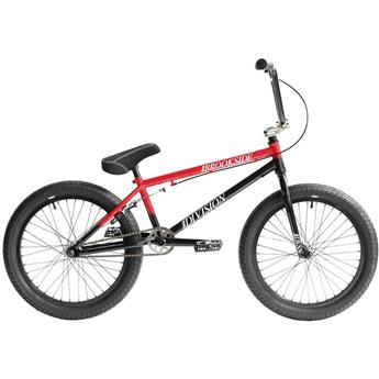 "BMX Freestyle DIVISION Brookside 2021 Black/Red fade 20"""