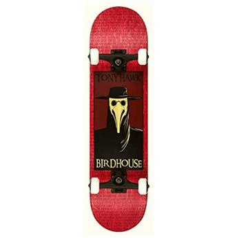 Skateboard Street complet BIRDHOUSE Plague Doctor Red 8 IN
