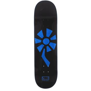 Plateau skate BLACK LABEL Flower Power Noir/Bleu 8.5