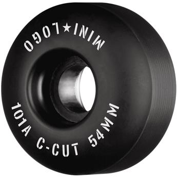 Roues skate MINI LOGO (x4) C-Cut II Noir 101A 54mm