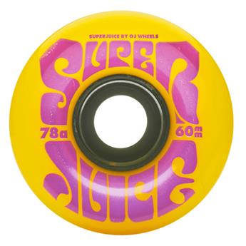 Roues skate OJ (x4) Super Juice Jaune 78A 60mm