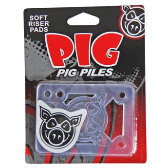 Pads skate PIG (Jeu De 2) 0.125 Pouce Soft Clear Transparent
