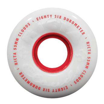 Roues skate RICTA (x4) Clouds Rouge 86A 55mm