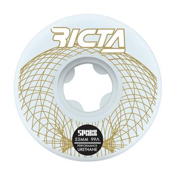 Roues skate RICTA (x4) Wireframe Sparx Blanc 99A 53mm