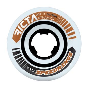 Roues skate RICTA (x4) Speedrings Wide Blanc 99A 54mm