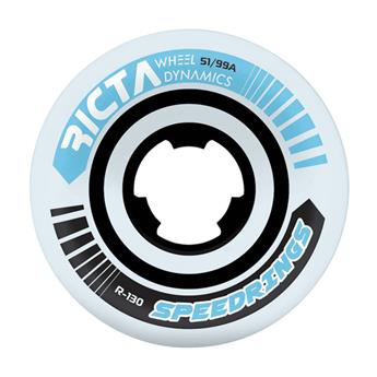 Roues skate RICTA (x4) Speedrings Slim Blanc 99A 51mm
