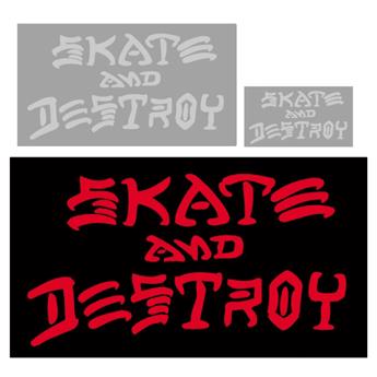 Stickers THRASHER (Pack De 25) Skate And Destroy Large