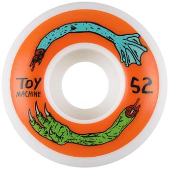 Roues skate TOY MACHINE (x4) Fos Arms Blanc 100A 52mm