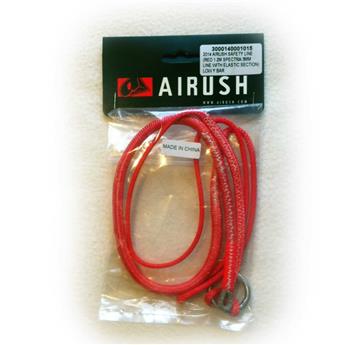 AIRUSH SAFETY LINE (RED 1.2MM SPECTRA 3MM LINE WITH ELASTIC SECTION) LOW Y BAR
