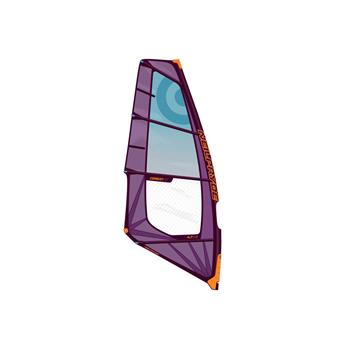 Voile windsurf NEILPRYDE Combat HD 2022 C3 Deep Purple/Aqua 4.5
