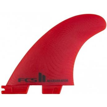 Set d´Ailerons Surf Thruster Accelerator Neo Glass Medium FCS II Red