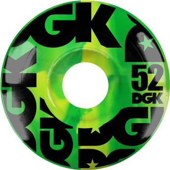 Roues skate DGK SKATEBOARDS (x4) Swirl Formula Vert 101A 52mm