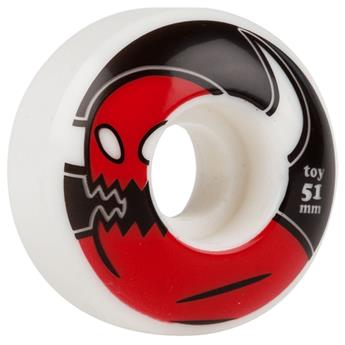 Roues skate TOY MACHINE (x4) Monster Blanc 100A 51mm