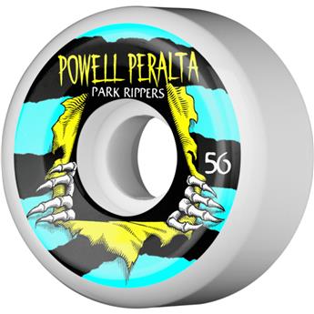 Roues skate POWELL PERALTA (x4) Park Ripper 2 Blanc 56mm