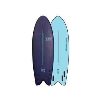 Planche de Surf mousse EZI Flying Fish Quad Midnight Blue 5´8