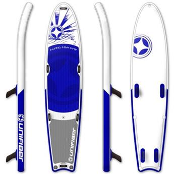 Stand Up Paddle Gonflable UNIFIBER Flying Fish Tandem Event iSup 14.9 Naked