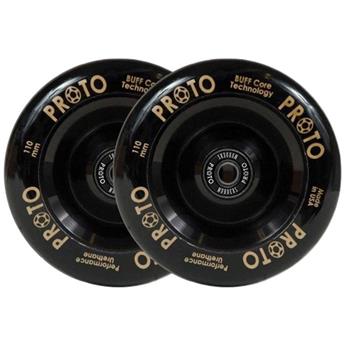 Paire de roues trottinette PROTO Slider Fullcore Noir 110mm