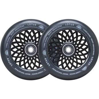 Paire de roues trottinette ROOT INDUSTRIES Lotus Black/Black 110mm
