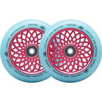 Paire de roues trottinette ROOT INDUSTRIES Lotus Pink/Isotope 110mm
