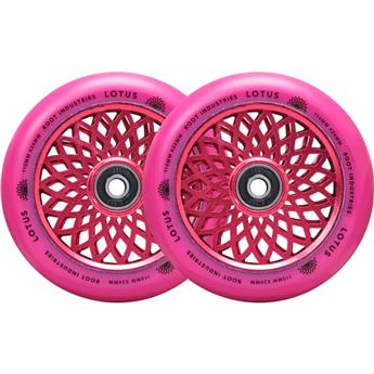 Paire de roues trottinette ROOT INDUSTRIES Lotus Radiant Pink 110mm